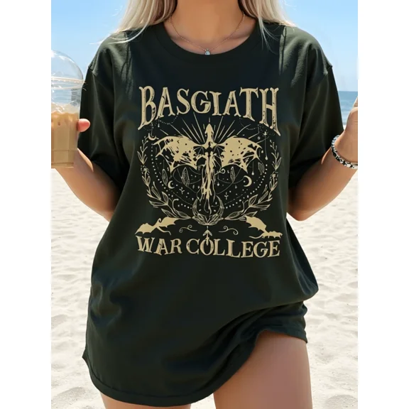 Basgiath War College 2 Sided Shirt,Fourth Wing Riders Quadrant,Rider Vintage -Shirt,Fourth Wing -ShirtExperience Unmatched Comfort And Durability With Our 220G Heavyweight 100_Co Suitable Summer Wear