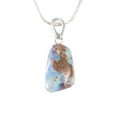 thumbnail image 4 of MAJESTIC MOUNTAIN RANGE STERLING SILVER NATURAL AUSTRALIAN SOLID BOULDER OPAL NECKLACE, 4 of 5