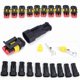 thumbnail image 1 of 10 Kits/lot 2 Pin Way Sealed Waterproof Electrical Wire Connector Plug Car Sets, 1 of 1