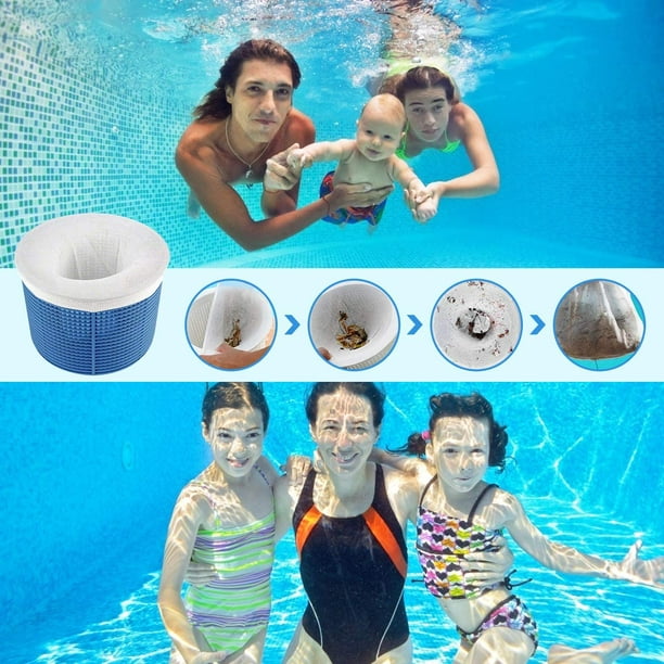 10 Pack Swimming Pool Spa Skimmer Basket Filter Saver Bag Fine Mesh Screen  Socks