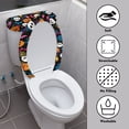 thumbnail image 3 of HELLHERO Toilet Lid Covers 2 Piece 17x21 Inches Stylish Halloween Candy Mix, 3 of 8