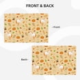 thumbnail image 3 of Placemats Set Of 4 / 6, Cute Horse Pumpkin Mushroom Placemats For Dining Table Indoor/Outdoors Heat Resistant Washable Placemats 18" X 12", 3 of 8