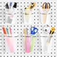 thumbnail image 4 of 6 Sets Pegboard Cups with Pegboard Hooks,Clear Pegboard Cups,Peg Board Cups,Pegboard Organizer Kit for Office Organizing Storage Tools, 4 of 8