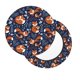 thumbnail image 2 of Disketp Cute Foxes Funda Redonda para Taburete, Funda de Cojín para Silla de Bar Suave y Elástica-13 inch, 2 of 7