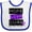 White and Royal, variant on Inktastic Cystic Fibrosis Hope Love Cure Boys or Girls Baby Bib