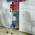 thumbnail image 3 of Household Essentials Slimline 3-Shelf Utility Cart, 3 of 7