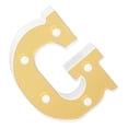 thumbnail image 1 of Alphabet Lampe, Lettre d'Or G Signe Lampe Lampe de Nuit Compact et Léger, 1 of 7