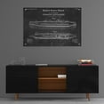 thumbnail image 3 of Epic Art 'Submarine Torpedo Boat Blueprint Patent Chalkboard,' Acrylic Glass Wall Art, 36"x24", 3 of 5