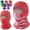 Pink to White, variant on Unisex Heat Reactive Balaclava, Color-Changing Thermal Mask for Skiing Hiking Biking, Full Head Wrap