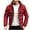 Red, variant on Christmas Clearance! AIEOTT Mens Puffer Jacket with Zipper Pockets Solid Color Stand Up Collar Lightweight Business Down Jacket Winter Casual Outerwear
