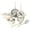White, variant on Gibson Home Barnsdall 10 Piece Premium Ceramic Nonstick Pots and Pans Aluminum Cookware Set W/ Kitchen Tools - Linen