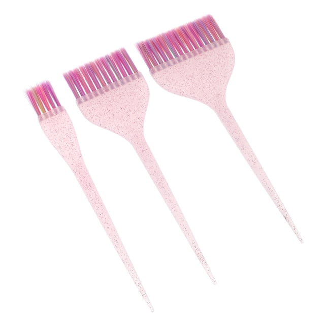 unbranded 3Ud Brochas Para Aplicación De Color En Con Mango Y Detalles