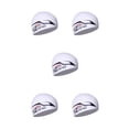 thumbnail image 2 of Soidarity Keep Diving SC-312 Gorro de natación elástico Hombres Mujeres Portátil Plegable Piscina Sombrero Cubierta para la cabeza Color sólido Blanco 5piezas Soidarity CBP190298, 2 of 4