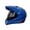 Blue, variant on HHH Helmet for Adults Strong Helmet ATV Dirtbike Motorcross Moped Scooter Motorcycle Helmet Full Face with Visor, DOT Certified, Flip-Up Visor ( Red ) ( Large )