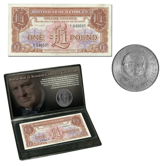 Winston Churchill WWII Coin & Currency Collection