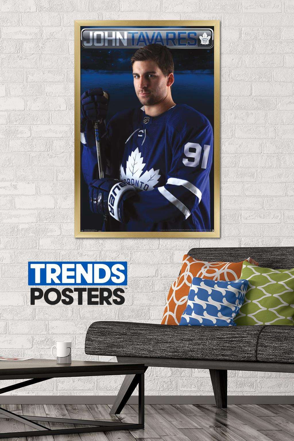 NHL Toronto Maple Leafs - John Tavares 18 Wall Poster, 22.375" x 34", Framed