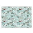 thumbnail image 1 of Floral Cutting Board, Valentines Day Themed Little Birds Hearts and Numerous Abstract Flower Concepts, Decorative Tempered Glass Cutting and Serving Board, Large Size, Multicolor, by Ambesonne, 1 of 1