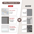 thumbnail image 3 of Allesin zen Free-Stop Cordless Solar Roller Shades for Windows, 5% Openness, White, 23"W x 72"H, 3 of 9