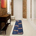 thumbnail image 4 of SKYSONIC 2X6 Feet Cute Fox Autumn Runner Rug with Rubber Backing, Fall Flowers Non Slip Entryway Rug Runner Washable Soft Area Rug Carpet for Hallway Bedroom Kitchen Decor, 4 of 6