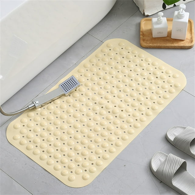 PVC Bathroom Non-slip Mat Hotel Swimming Pool Bath Mat Bathtub Toilet Floor Mat Suction Cup