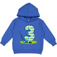 thumbnail image 2 of Inktastic Argyle Golf 3rd Birthday Toddler Hoodie, 2 of 4