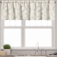 thumbnail image 3 of Ambesonne Floral Valance & Curtain, Garden Flower Sketchy Print, 55"x36", Ivory Ceil Blue and Beige, 3 of 7