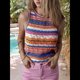thumbnail image 4 of Chaleco Sin Mangas para Mujer, Colores Arcoíris, Talla XL, 4 of 7