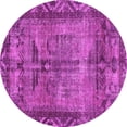 thumbnail image 1 of Ahgly Company Indoor Round Persian Pink Traditional Area Rugs, 5' Round, 1 of 4