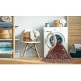 thumbnail image 2 of Ahgly Company Machine Washable Indoor Rectangle Traditional Orange Salmon Pink Area Rugs, 5' x 7', 2 of 7