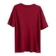 thumbnail image 4 of Xuyuer Womens Plus Size Summer Tops Oversized Short Sleeve Crew Neck Loose Fit Tee Top Flowy Casual Blouses XL-5XL Fashion School Teachers Clothes 2026 Spring Beach Vacation Trendy, 4 of 5