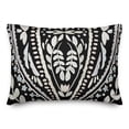 thumbnail image 2 of Creative Products Black Background Folk Pattern 14x20 Indoor / Outdoor Pillow, 2 of 3