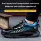 thumbnail image 5 of Botas de seguridad para el trabajo antideslizantes y a prueba de pinchazos para hombre de gran tamaño con hebilla giratoria, zapatos de construcción industrial transpirables y duraderos - 38, 5 of 5