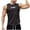 🔥 Black, variant on Men Undershirts and Sleeveless Crew Neck Summer Mens Vests Outerwear Solid Color Running Loose Plus Size Compression Shirt Holiday for Running in Hot Weather White XL