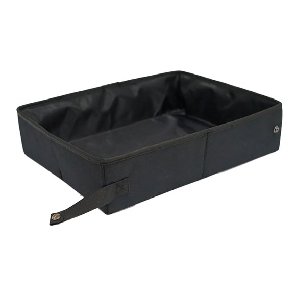 Caja de arena para gatos, arena de viaje portátil para gatos Caja de arena de viaje para gatos portátil Caja de arena para gatos portátil construida para precisión Jadeshay A