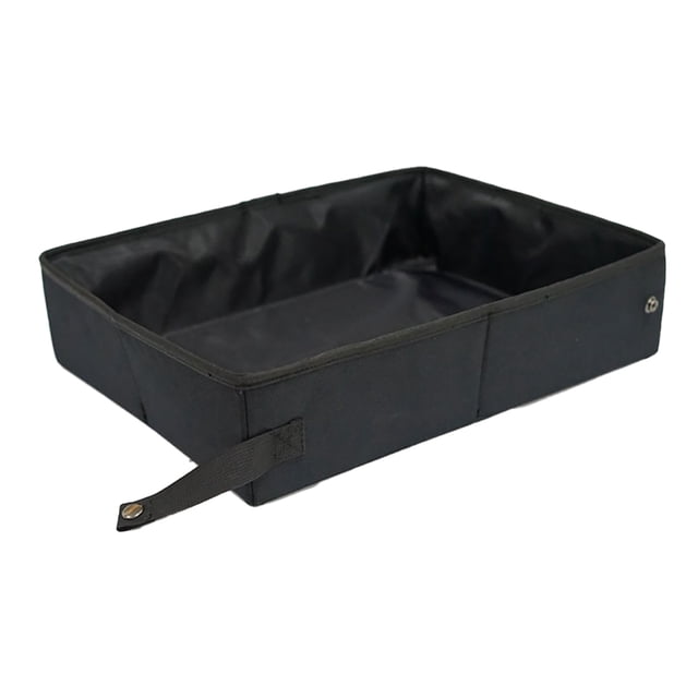 Caja de arena para gatos, arena de viaje portátil para gatos Caja de arena de viaje para gatos portátil Caja de arena para gatos portátil construida para precisión Jadeshay A