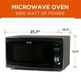 thumbnail image 3 of Commercial Chef CHM16110B6C 1.6 Cu. Ft.. Microondas de Encimera de 1000 W, Color Negro, 3 of 7