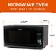 thumbnail image 3 of Commercial Chef CHM16110B6C 1.6 Cu. Ft.. Microondas de Encimera de 1000 W, Color Negro, 3 of 7