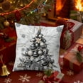 thumbnail image 6 of Under $5 Christmas Throw Pillow Covers 18x18" Party Supplies Christmas Pillowcase Bedroom Sofa Cushion Pillow Cover, 6 of 7