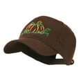 thumbnail image 2 of Halloween Pumpkin Outline Embroidered Cap - Brown OSFM, 2 of 5