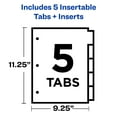 thumbnail image 5 of Avery Extra-Wide Big Tab Insertable Dividers, 5 of 8