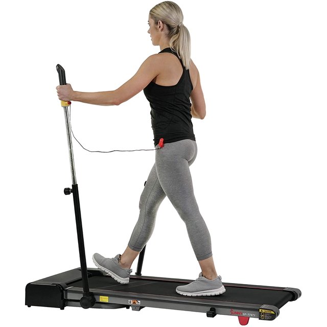 Caminadora Trekpad Sunny Health & Fitness SF-T7971 con Ejercitadores de Brazos Delgado y Plegable 220 lb Negro Sunny Health & Fitness SF-T7971