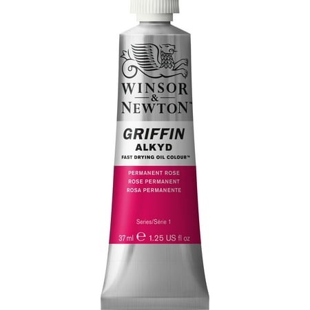 UPC: 0094376916775 | Winsor & Newton Griffin Alkyd Fast-Drying Oil Paint  37ml  Permanent Rose