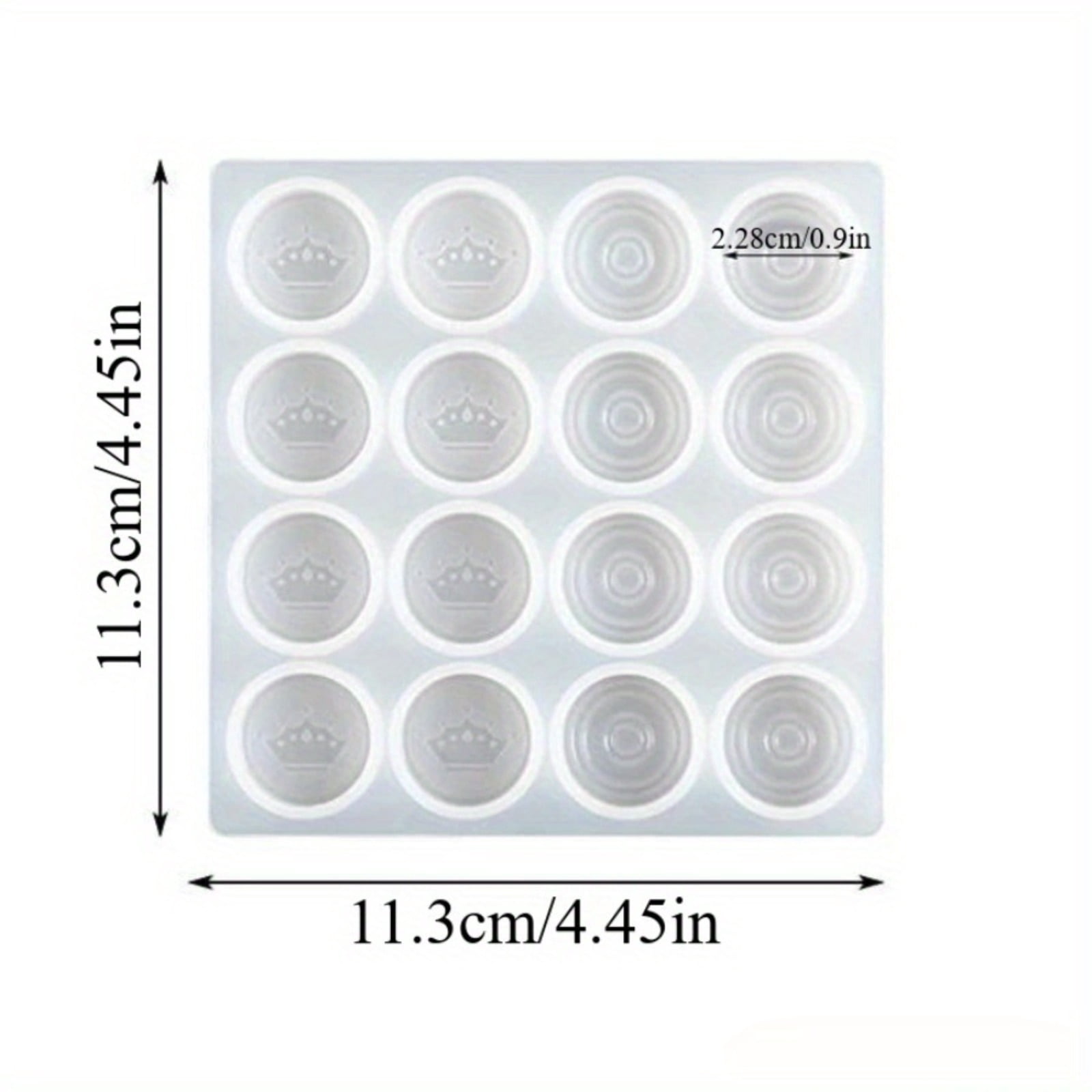 18Pcs/Set Chess Resin Molds, Epoxy Resin Chess Set Molds, Containing 16 Pieces Chess Checkers and Chess Board Epoxy Silicone Molds, Resin Casting Molds for DIY Chess Board Making