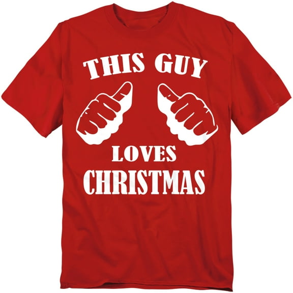 Generic: Christmas T-Shirt This Guy Loves Christmas Unisex Graphic Tee For Men & Women