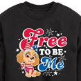 thumbnail image 3 of Paw Patrol - Americana - Free to be Me - Toddler & Youth Crewneck Fleece Sweatshirt, 3 of 6