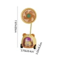 Btomtd Novelty Portable Fan with Pencil Sharpener and Light, Mini USB ...