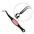 thumbnail image 2 of Gripping Tweezers for Jewelry Making Repair Tool Flat Tip Crossing Lock Angled Tip Tweezers Reverse Grip Tweezers Unisex, 2 of 8