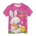 thumbnail image 5 of Staki Girls Easter Shirt Easter Shirts for Toddler Girls Bunny T-Shirt Graphic Tees Kids Rabbit Tops Egg Easter Day Gift 1-9Y 10-13Y(Hot Pink,1-2 Years), 5 of 6