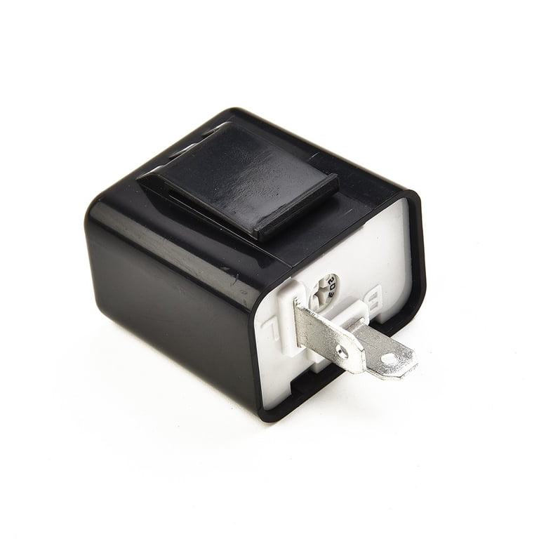 Rel&egrave; Lampeggiatore LED 2 Pin 12V Regolabile &ndash; Per Frecce Moto, Scooter E Moto D'Acqua