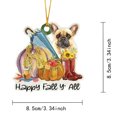 thumbnail image 3 of Fiudx Adorno para Árbol de Navidad, Elfos de Papá Noel Pintados a Mano, Adorables Figuras de Cachorros, Ideal para Regalar a Familiares y Amantes de Los Perros, 8,5 X 8,5 Cm, Juego de 1/3/5, 3 of 3